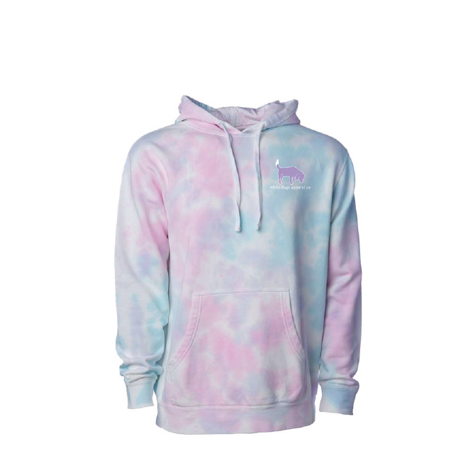Cotton Candy Tie Dye Giant Hoodie - Giant Hoodies
