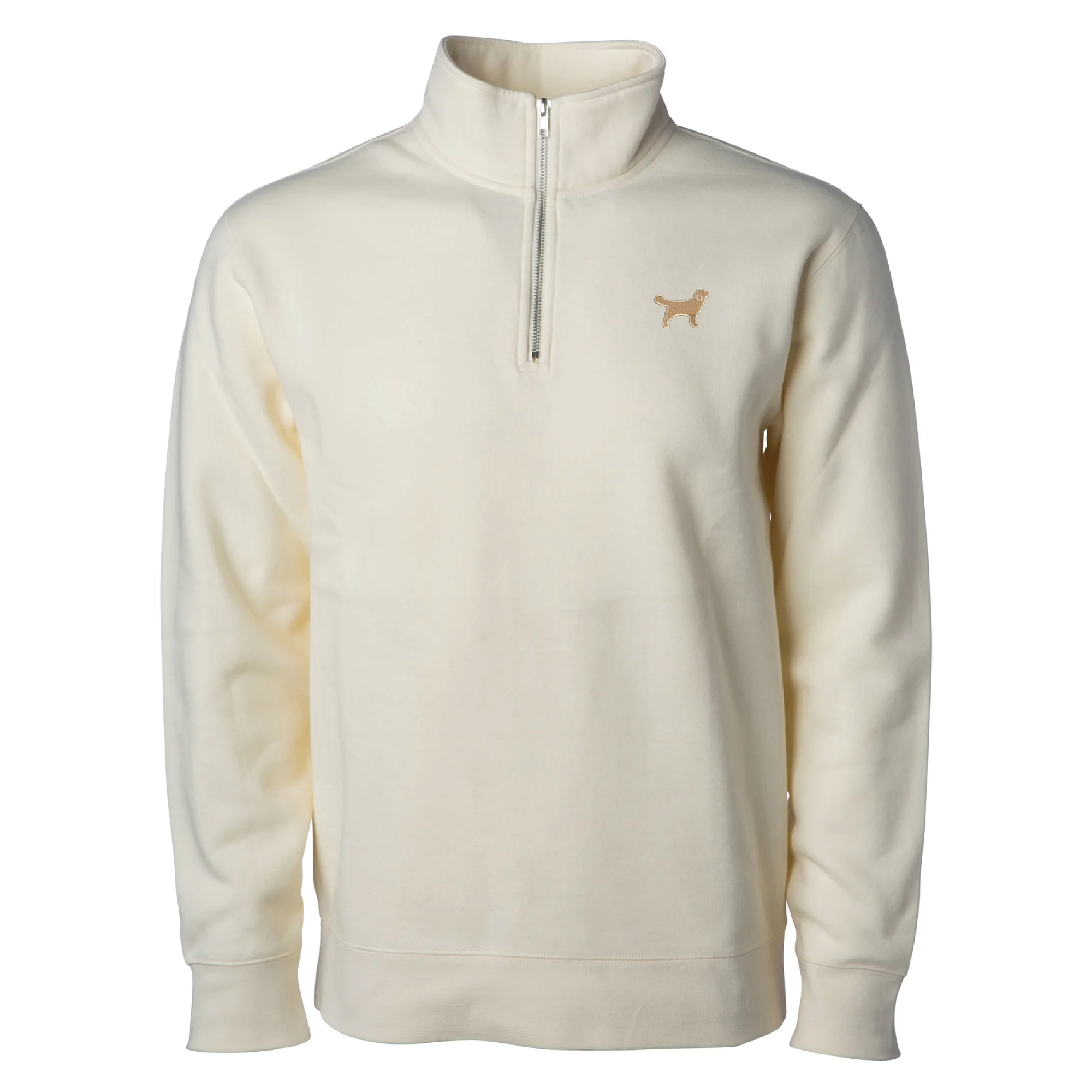 Embroidered Quarter Zip - Golden Retriever